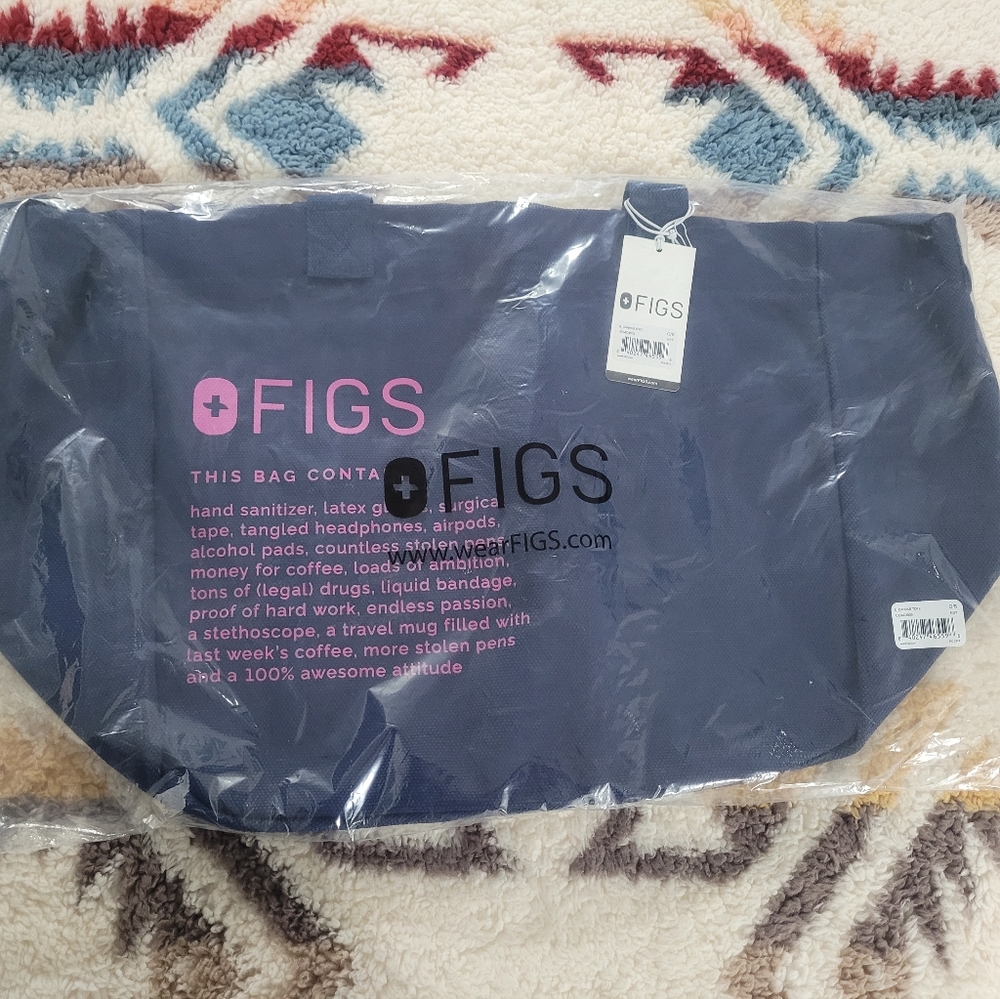 Figs canvas tote bag Night Sky